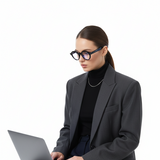 BLUE LIGHT OXFORD BLACK - Mujer