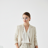 BLUE LIGHT OXFORD TRANSPARENT - Mujer