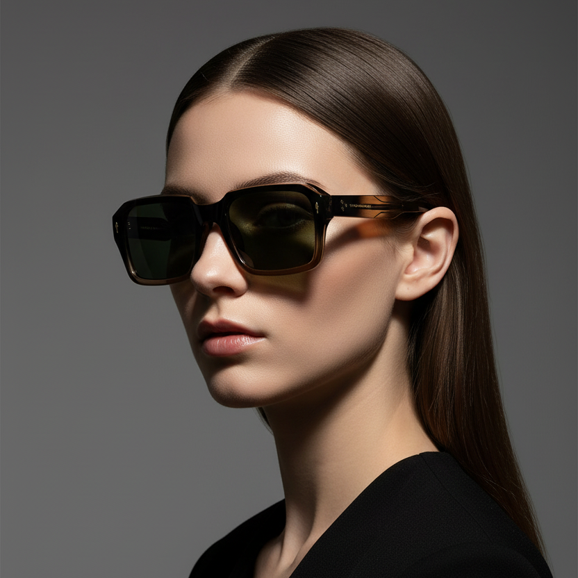 KLEIN BLACK GOLD GREEN - Mujer Estilo Dramático