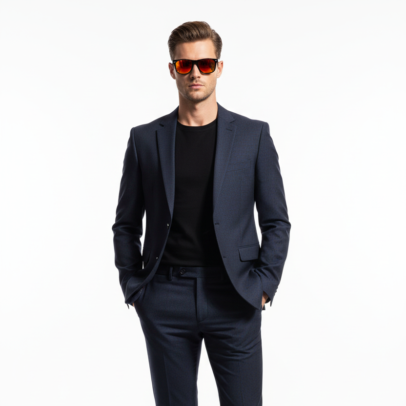 RETRO BLACK RED - Hombre