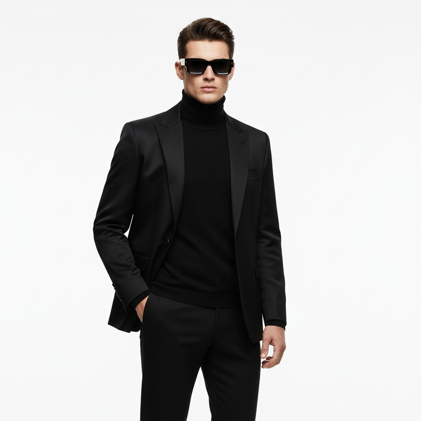 VINTAGE ALL BLACK - Hombre