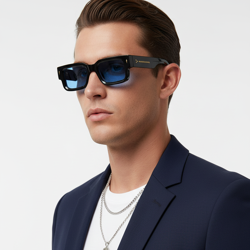 VINTAGE BLACK BLUE - Hombre