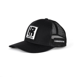 TRUCKER CAP BLACK WHITE