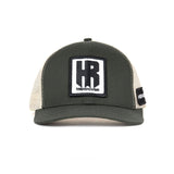 TRUCKER CAP BEIGE GREEN MILITARY