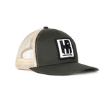 TRUCKER CAP BEIGE GREEN MILITARY